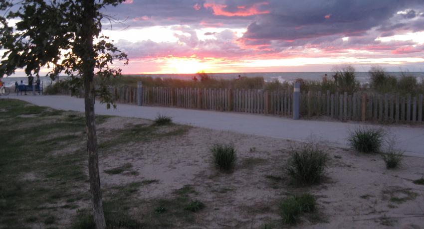 and the sun goes down